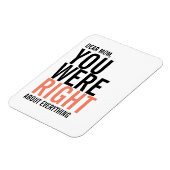 Tu avais raison Magnet de la fête des mères de mam (Côté Gauche)