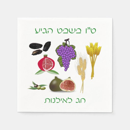 Tu Bishvat Servet (Voorkant)