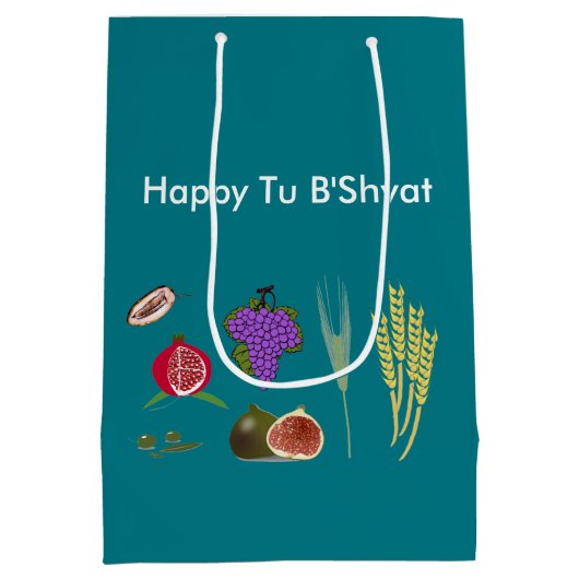 Tu B'Shvat Medium Cadeauzakje (Achterkant)