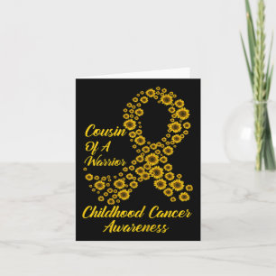 Tu Childhood Cancer Awareness Month Costume Cousin Kaart