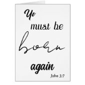 Tu Dois Être Né À Nouveau Anniversaire (Devant)