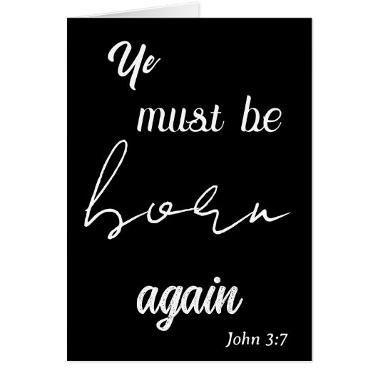 Tu Dois Être Né À Nouveau Anniversaire (Devant)