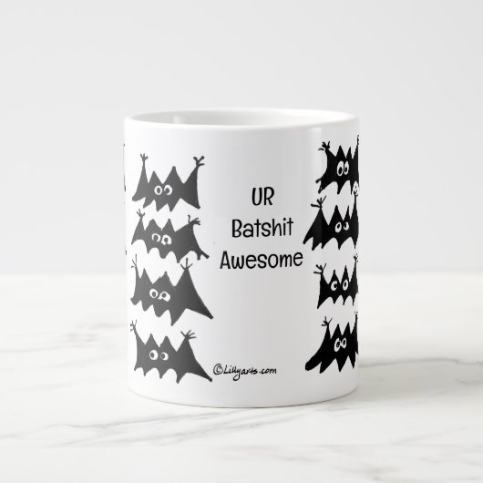 Tu Es Batshit Un Super Café Mug (Devant)