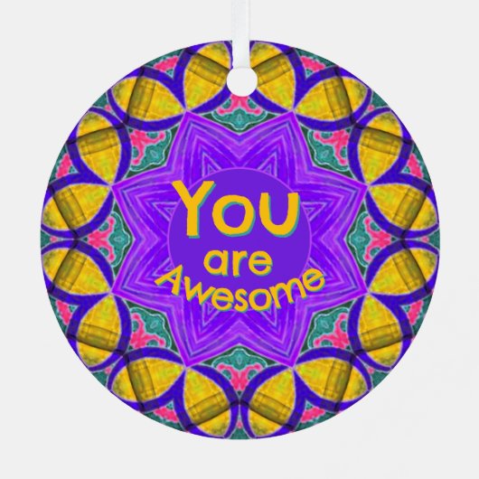 Tu Es Beau Awesome Sens Bon Ornement (Verso)