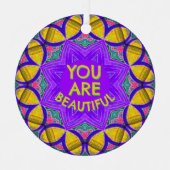 Tu Es Beau Awesome Sens Bon Ornement (Recto)