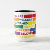 Tu Es Bienvenue Mug (Centre)