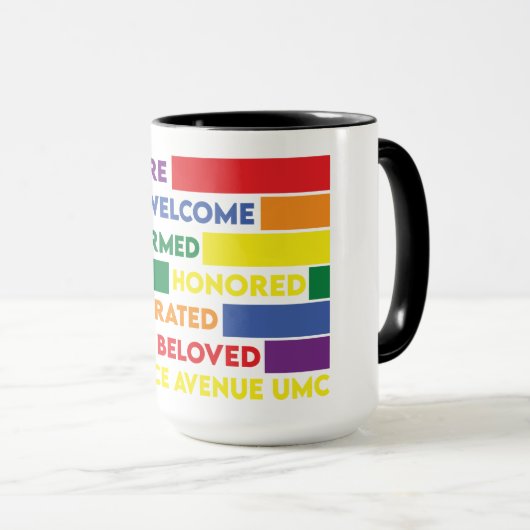 Tu Es Bienvenue Mug (Devant droit)