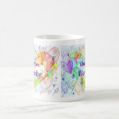 Tu Es Digne Coeur Mug Coffee Cup (Centre)