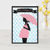 'Tu es Enceinte ! ' Carte (Fleur jaune)