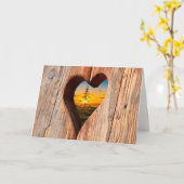 Tu es entrée dans ma carte d'anniversaire du coeur (Fleur jaune)