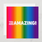 Tu Es Extraordinaire ! carte pour notes (Devant / Derrière)