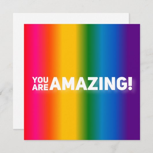 Tu Es Extraordinaire ! carte pour notes (Devant / Derrière)