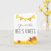 Tu es la carte des genoux de l'abeille (Fleur jaune)