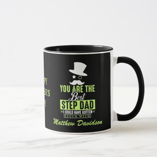 Tu Es La Meilleure Étape Papa Mug (Droite)
