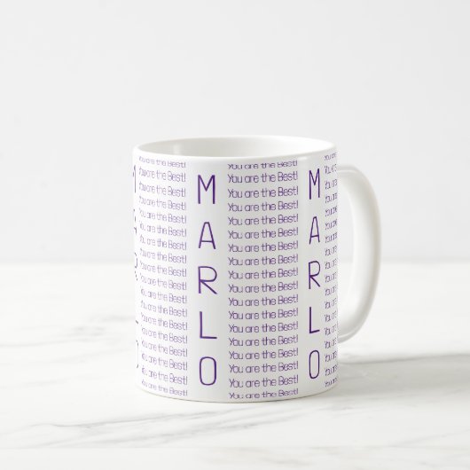 Tu es la meilleure Mug (Devant droit)