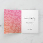 Tu es le seul cygne pour moi Carte Saint Valentin (Intérieur)