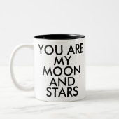 tu es ma lune et des étoiles Mug | Cadeau de la Sa (Gauche)