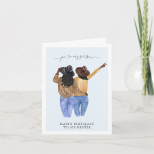Tu es ma personne   Carte d'anniversaire de meille