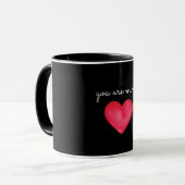 tu es ma tasse à thème noir (Devant gauche)