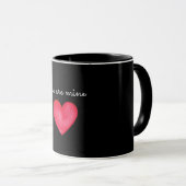 tu es ma tasse à thème noir (Devant droit)