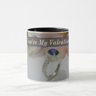 Tu es ma tasse de café Diamond Sapphire Valentine