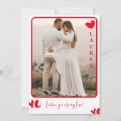 Tu es mon amour Carte de la Saint-Valentin avec ph (Devant)