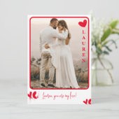 Tu es mon amour Carte de la Saint-Valentin avec ph (Debout devant)