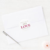 tu es mon autocollant d'amour (Enveloppe)