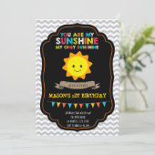 Tu es mon invitation à l'anniversaire du soleil (Debout devant)