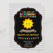 Tu es mon invitation à l'anniversaire du soleil (Devant / Derrière)