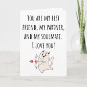 Tu es mon meilleur ami Carte pliée de la Saint-Val (Devant)