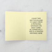 Tu es mon soleil Carte joyeuse (Intérieur)