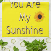 Tu Es Mon Soleil, Serviette De Thé (Plié)