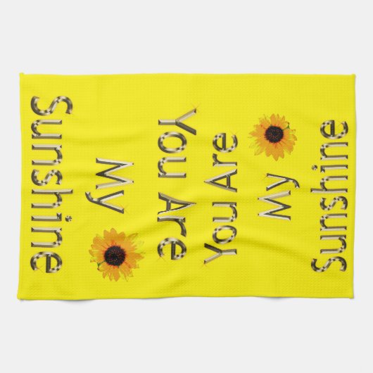 Tu Es Mon Soleil, Serviette De Thé (Horizontal)