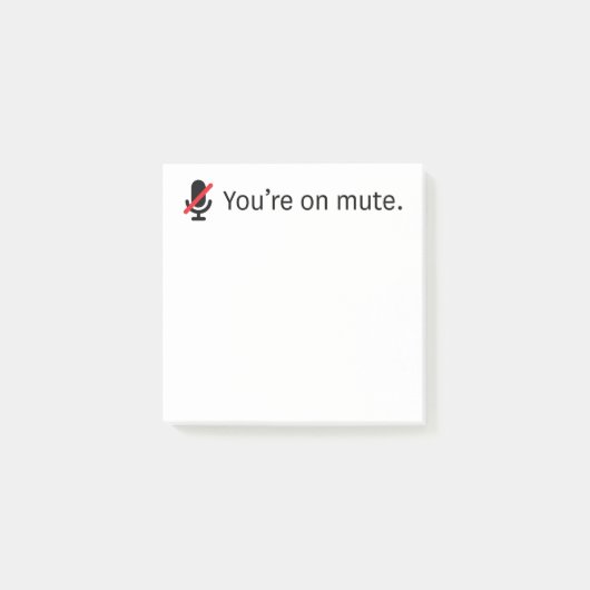 Tu es muet. 3 x 3 Post-it Notes collantes (Devant)