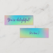 "Tu es ravi !" Cartes de positionnement (Devant / Derrière)