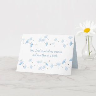 Tu Es Seigneur, Garde Toutes Mes Larmes Carte Symp