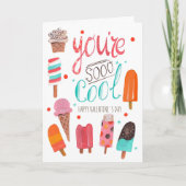 Tu es si Cool | Carte de voeux Valentine glaces (Devant)