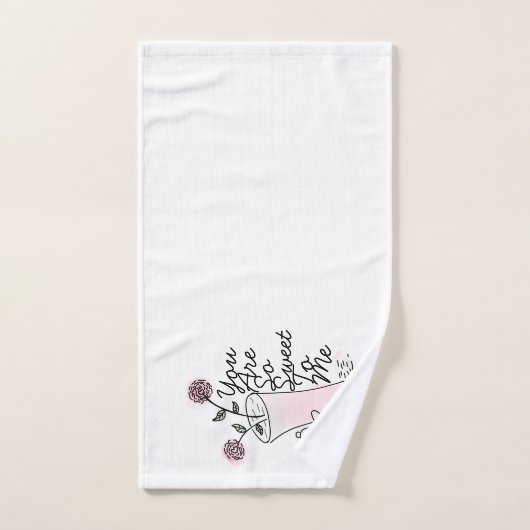 Tu es si gentil avec moi, mon ensemble de serviett (Serviette à main)