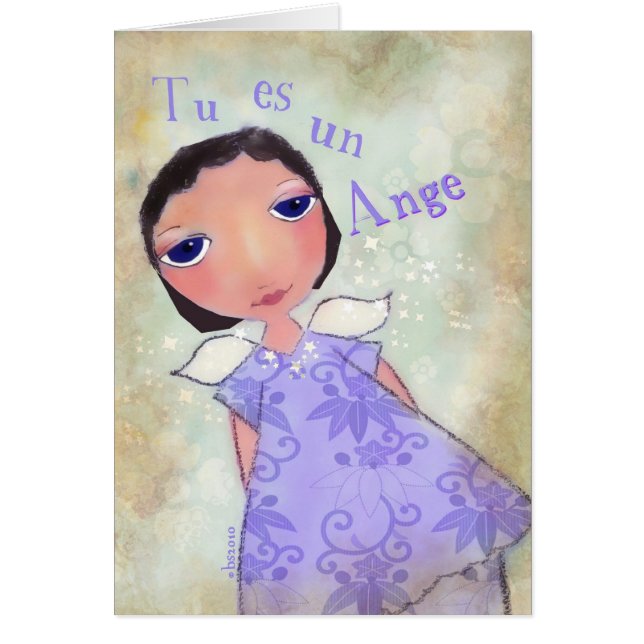 tu es un ange ( je bent een engel ) in het frans (Voorkant)