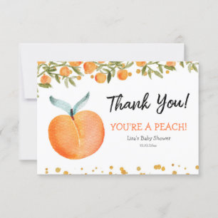 Tu es un Carte de remerciements de Peach