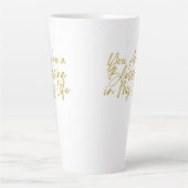 Tu es une bénédiction dans ma vie Tall Latte Mug (Devant)