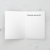 Tu es une étoile, Merci (Intérieur)