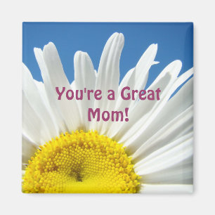 Tu es une super maman ! cadeaux aimants White Dais