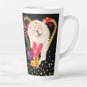 TU FAIS DE MON COEUR BLER - Cream Chow latte mug (Droite)
