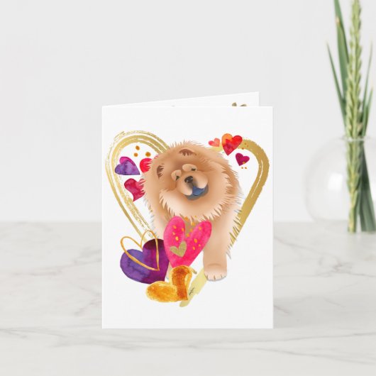 TU FAIS MON COEUR ALLER BLER - Cartes d'art Chow (Devant)