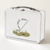 Tu GOLF, fille ! lunchbox métallique (Devant)