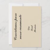 Tu imites dans des invitations (Dos)