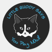 Tu Joues Maintenant ! Autocollant (Devant)