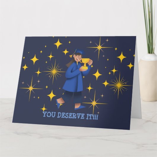 TU LE MÉRITES ! ! ! CARTE (Devant)